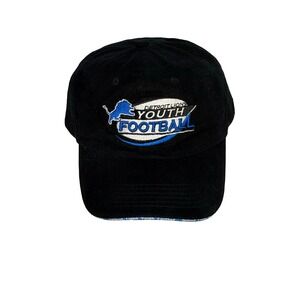 Vintage Style Detroit Lions Youth Football Baseball Cap Hat Adjustable
